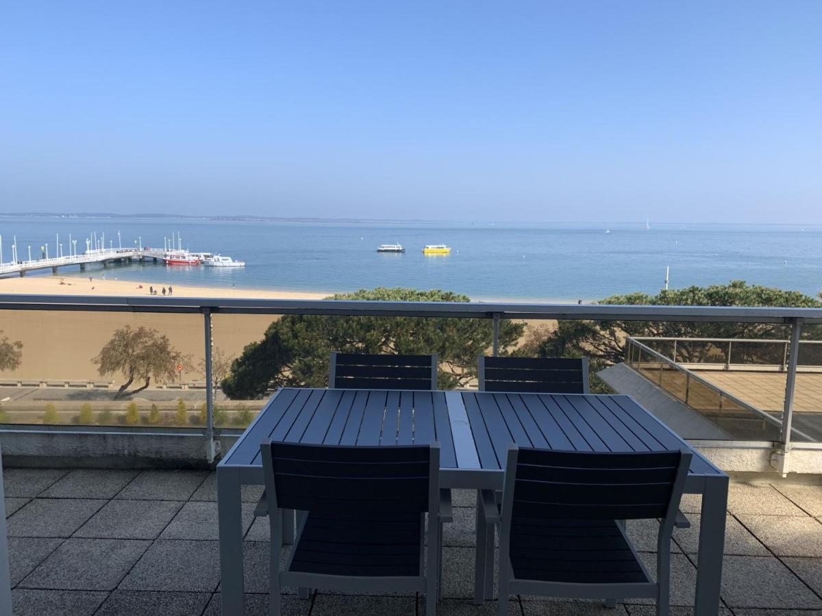 **Appartement T2 Vue Mer En Centre Ville Avec Balcon, Parking Et Wifi A Arcachon** - Fr-1-374-51 Exterior foto